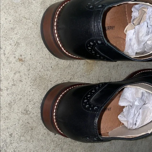 Johnston & Murphy Black Oxford Shoes - Picture 5 of 6